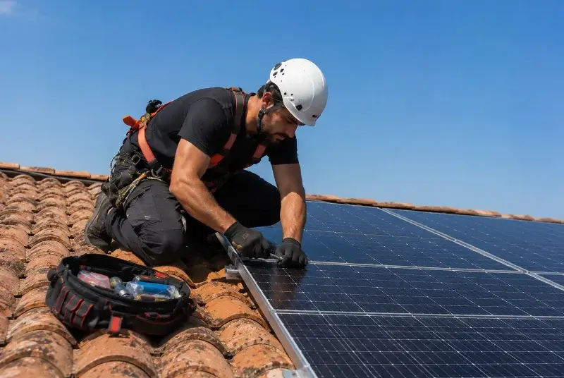 Maintenance et monitoring de panneaux solaires à Sainte-Eulalie