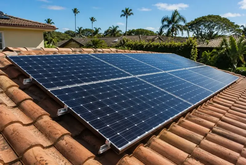 Installation de panneaux solaires à Sainte-Eulalie
